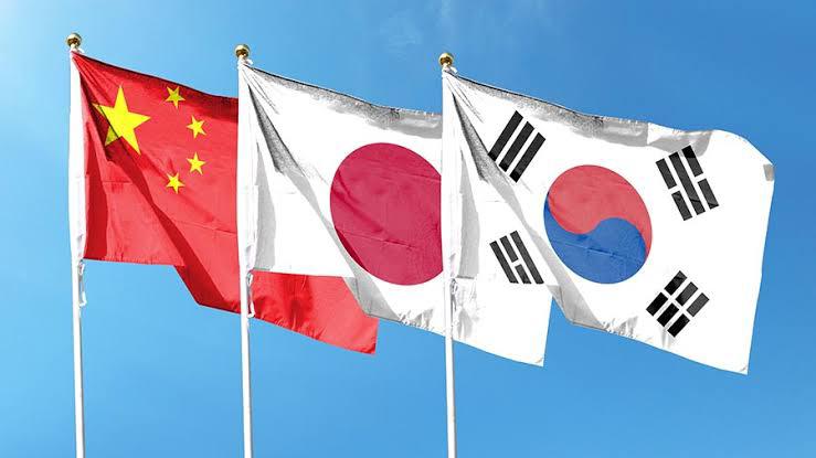 china,japana and south korea